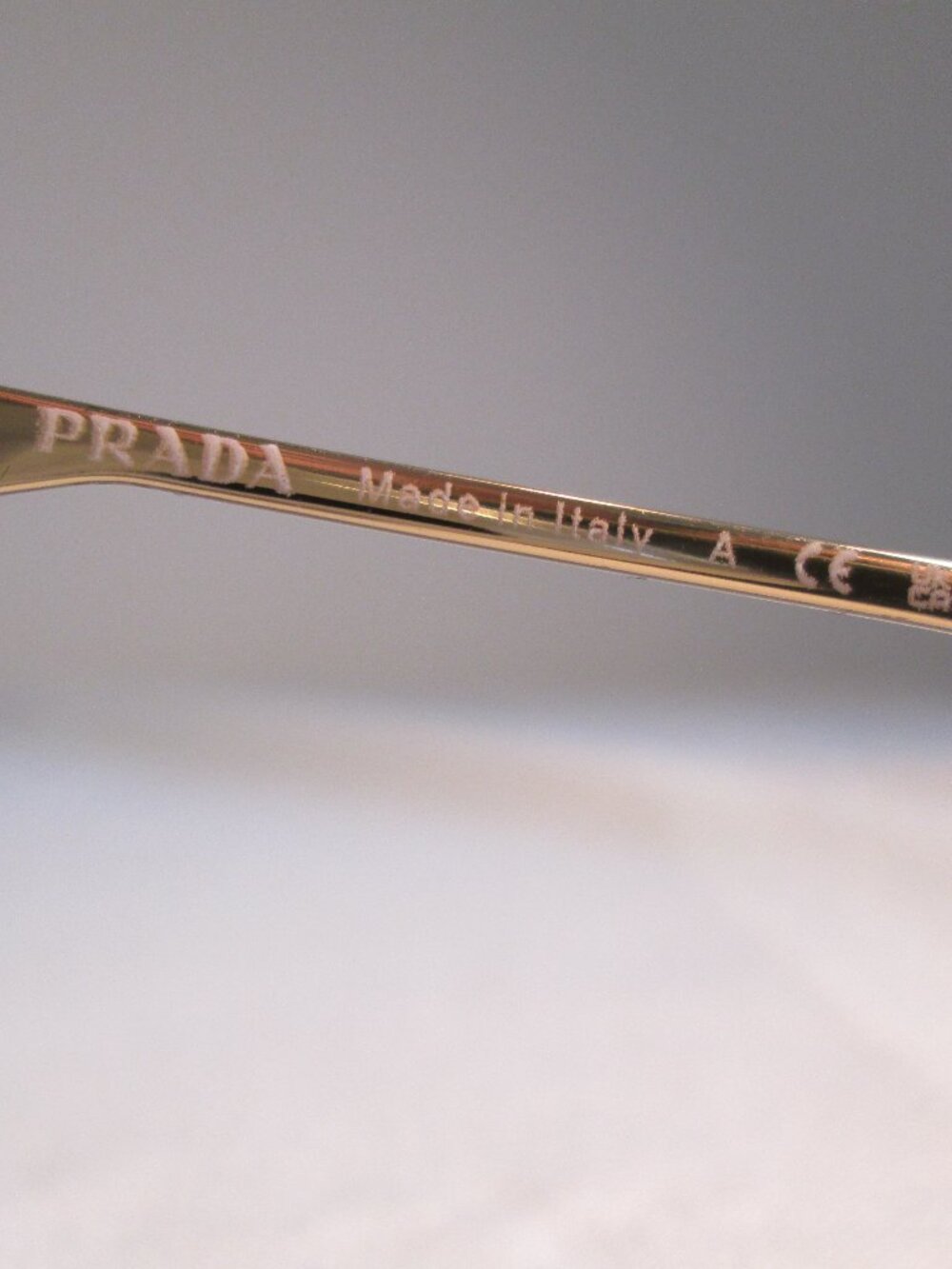 Prada SPR 57Y Sunglasses – Pale Gold | NWT - Picture 7 of 12